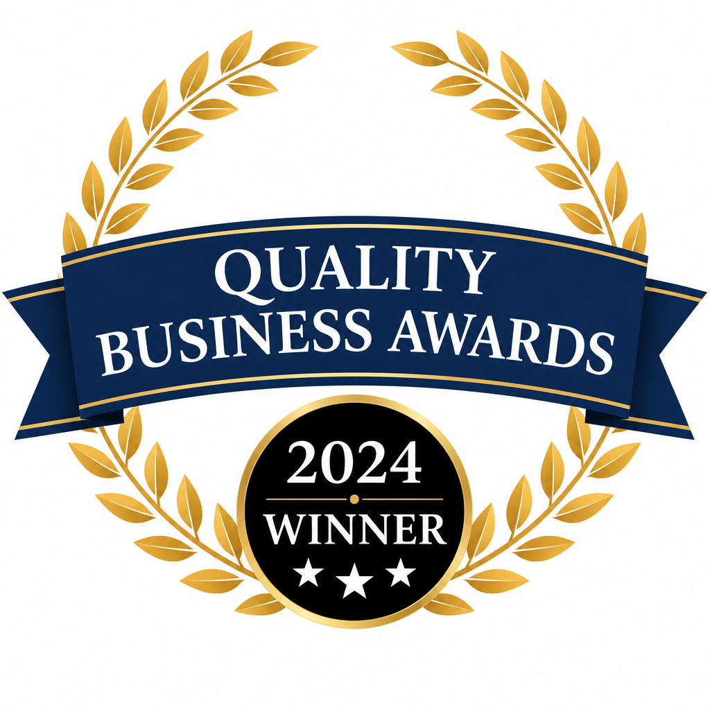 Quality business awards 2024 winner crest
